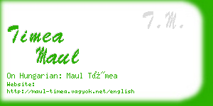 timea maul business card